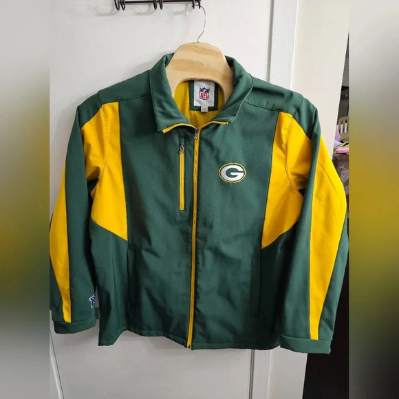 Green‎ Bay Packers Soft Shell Jacket Mens XXL - Picture 1 of 7